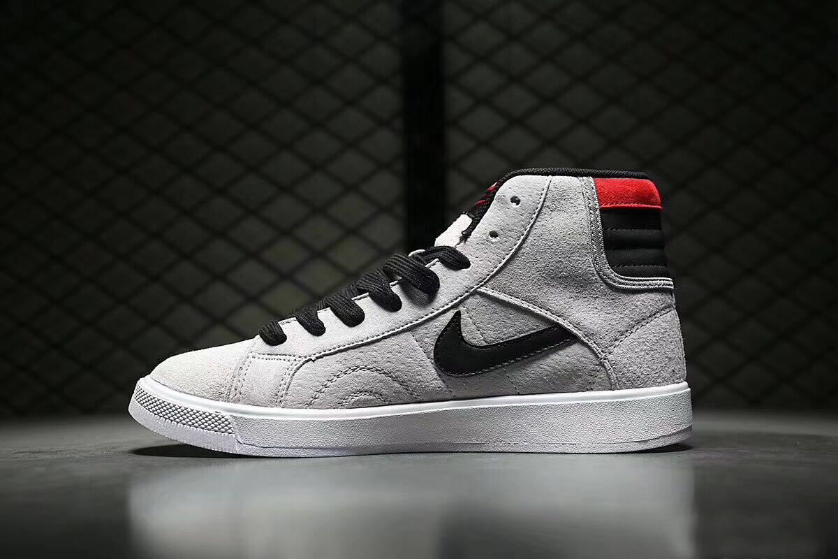 2017 Air Jordan 1 New Year Grey Black Red Shoe